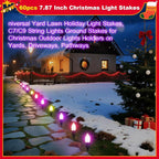 60 Pcs 7.5 Inch Christmas Light Stakes, Christmas Yard Stakes - Image 4