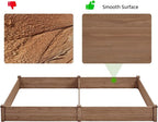 Yaheetech 8×4ft Wooden Horticulture Raised Garden Bed Divisible Elevated - Image 7