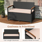 Tangkula 46 Gallon Outdoor Bench - Image 7