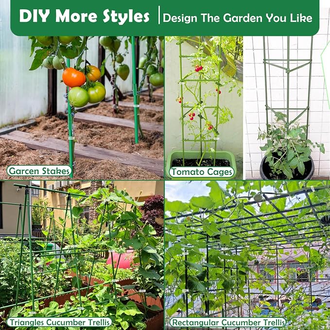 Cludoo 393PCS Garden Stakes Set - Image 4