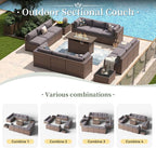 Aoxun 15 Piece Patio Furniture Set - Image 6