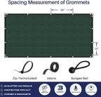 WINDSCREEN4LESS 6' x 3' Privacy Fence Screen in Green W/ Brass Grommet 85% - Image 6