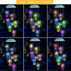 Toodour Solar Wind Chimes, Color Changing Angel Wind Chimes, LED Decorative - Image 3