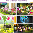 Solar Lights Outdoor Waterproof, 4 Pack Upgraded Garden Lights Solar Powered - Image 3