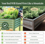 Rolling Elevated Raised Garden Bed-V Series, 1400 Lbs Weight Capacity, Outdoor - Image 5