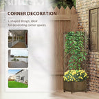 Outsunny Wooden Raised Garden Bed - Image 5