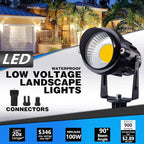 SUNVIE 12W Low Voltage Landscape Lighting Landscaping Lights - Image 2