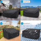 Mrrihand Heavy Duty Patio Sofa Cover Waterproof, Mrrihand 3-Seater Outdoor Sofa - Image 6