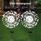 OriginalSourcing Solar Garden Firework Lights Outdoor Waterproof, 4 Pack Solar - Image 2