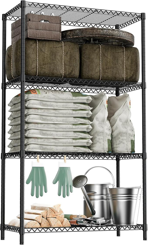 2400LBS 35.5" W Standing Shelf Units Wire Rust-Proof Outdoor Storage Shelving by MEIGAOPLASTICANDMETALHKCOLIMITED
