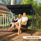 VINGLI Heavy Duty 550 LBS Upgraded 2 Person Outdoor Porch Swing - Image 6
