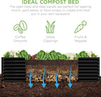 Best Choice Products 8x4x2ft Outdoor Metal Raised Garden Bed, Deep Root Planter - Image 5