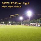 300W LED Flood Light Outdoor, 2000W Equivalent 5000K Daylight White Super - Image 3