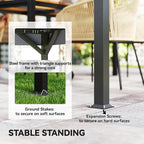 Outsunny 10' x 12' Outdoor Patio Gazebo, Heavy Duty Gazebo Canopy Shelter - Image 6