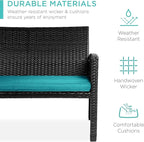 Best Choice Products 4-Piece Outdoor Wicker Patio Conversation Furniture Set - Image 3