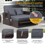 RELAX4LIFE Wicker Patio Outdoor Daybed - Image 5