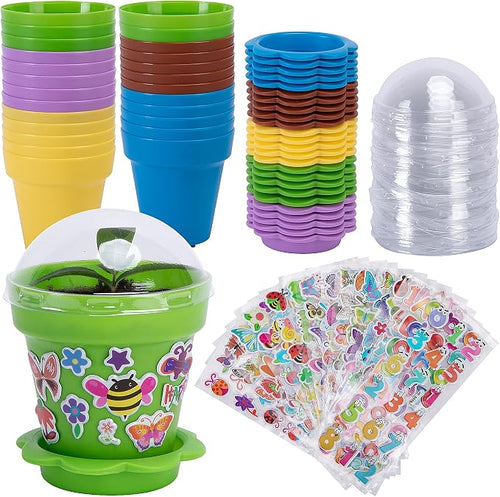 25 Packs Cupcake Plant Nursery Pots by PurpleStar