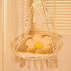 Sonyabecca LED Macrame Hammock Hanging Swinging Chair, Indoor/Outdoor Hanging by Sonyabecca