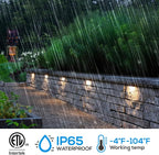 LEONLITE 8-Pack Premium Series 5CCT 4 Inch LED Hardscape Lighting Swivel - Image 5