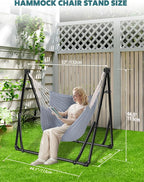 Anyoo 2 in 1 Hammock and Swinging Chair - Image 4