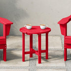 WestinTrends Dylan Adirondack Round Outdoor Side Table - Image 2