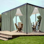 HolidayIdeas Grommet Outdoor Curtains by HolidayIdeas