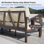 Outdoor Furniture Set, Outdoor Patio Couch Sectional - Image 3