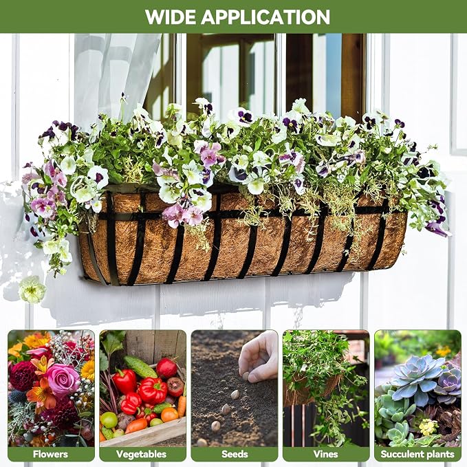 3Pcs Trough Coco Liner 36" Coco Coir Liners - Image 7