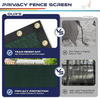 Windscreen4less Privacy Fence Screen Heavy Duty Windscreen Fencing Mesh Fabric - Image 5