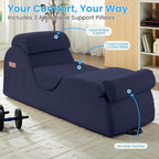 ijuicy 25" Wide Corduroy Yoga Chair, Yoga Lounge Chair - Image 5