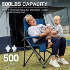 EVER ADVANCED Oversized Folding Camping Chair, - Image 3
