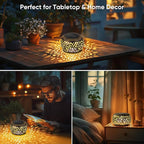 Solar Lantern Outdoor Patio Decor: Solar Lanterns Outdoor Waterproof Hollow Out - Image 6