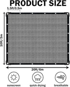 Grey Sun Shade Cloth, Pergola Shade Cover - Image 2