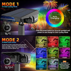 Solar Spotlights Outdoor, 40 LED s Color Changing RGB Waterproof Landscape - Image 5
