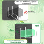 Y&M 4 Pack Adjustable Planter Box Brackets, Universal Window Box Brackets - Image 5
