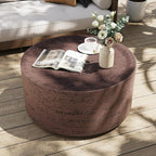 UPHA Outdoor Round Coffee Table, Small Modern Minimalist Accent Tables by UPHA