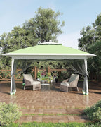Canopy Tent 13x13 ft, Pop Up Gazebo One-Push Setup - Image 11