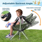 Kids Hammock Chair, Adjustable Kids Camping Chair, Folding Chair - Image 3