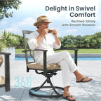 PHI VILLA 5 Pieces Outdoor Dining Set - Image 4