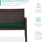 Best Choice Products 4-Piece Outdoor Wicker Patio Conversation Furniture Set - Image 3