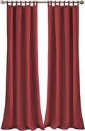 Elrene Home Fashions Matine Weatherproof Tab-Top Indoor/Outdoor Solid Color by ElreneHomeFashions