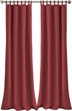 Elrene Home Fashions Matine Weatherproof Tab-Top Indoor/Outdoor Solid Color by ElreneHomeFashions