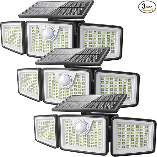 2500LM Solar Lights Outdoor by ChargebySunLightUpHome