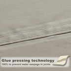 SUNNY GUARD Waterproof Sun Shade Sail 9'x18'x20.1' Taupe Right Triangle UV - Image 4