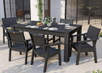 ZHUSI Patio Table and Chairs Set, Outdoor Table and Chairs, HDPE Outdoor Dining - Image 3