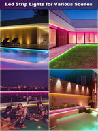 Outdoor Led Strip Lights Waterproof 198ft, Ip65 Outside Led Light Strip - Image 6