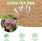14x100 Inch Coconut Liner Roll for Planters Flower Basket Natural Coco Fiber - Image 2