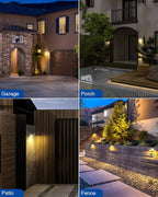 Peasur Solar Lights Outdoor Waterproof 16 Pack, Warm White 140LED Motion Sensor - Image 7
