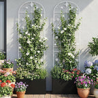 Trellis for Climbing Plants Outdoor, （2 Pack 70.8x19.6-inch）, Generic Metal - Image 2