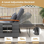 Tangkula Patio Rattan Daybed - Image 5